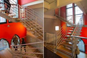 UCL Aile Norbert Segard - photo escalier